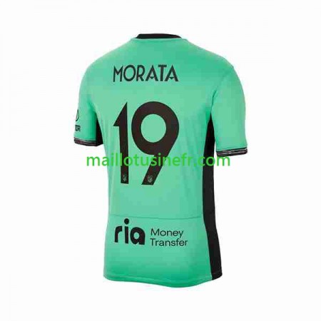 Maillot de Foot Atlético Madrid 2 Alvaro Morata 19 Troisième 2023-24 Maillot de Foot Atlético Madrid 2 Alvaro Morata 19 Troisième 2023-24